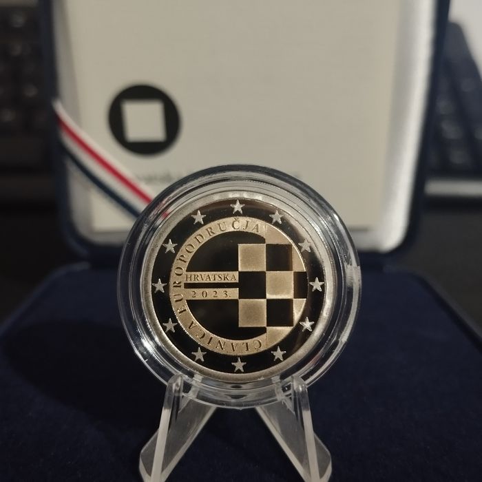 Moedas 2 euro comemorativa Croácia PROOF