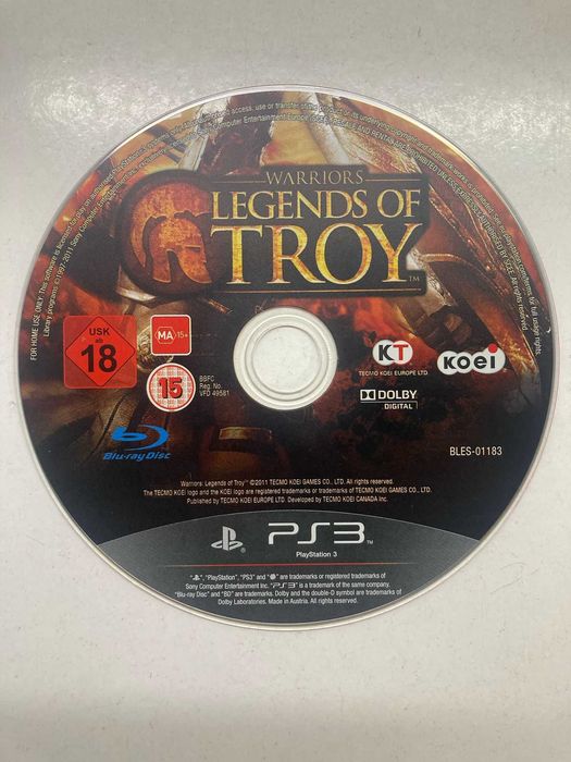 PS3 - Warrior: Legends of Troy (só CD)