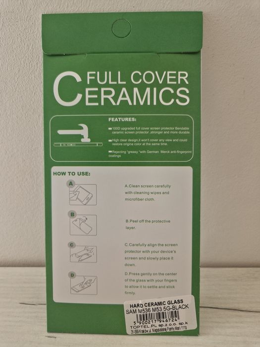 Hartowane szkło HARD CERAMIC do SAMSUNG GALAXY M53 5G / A72 / A73