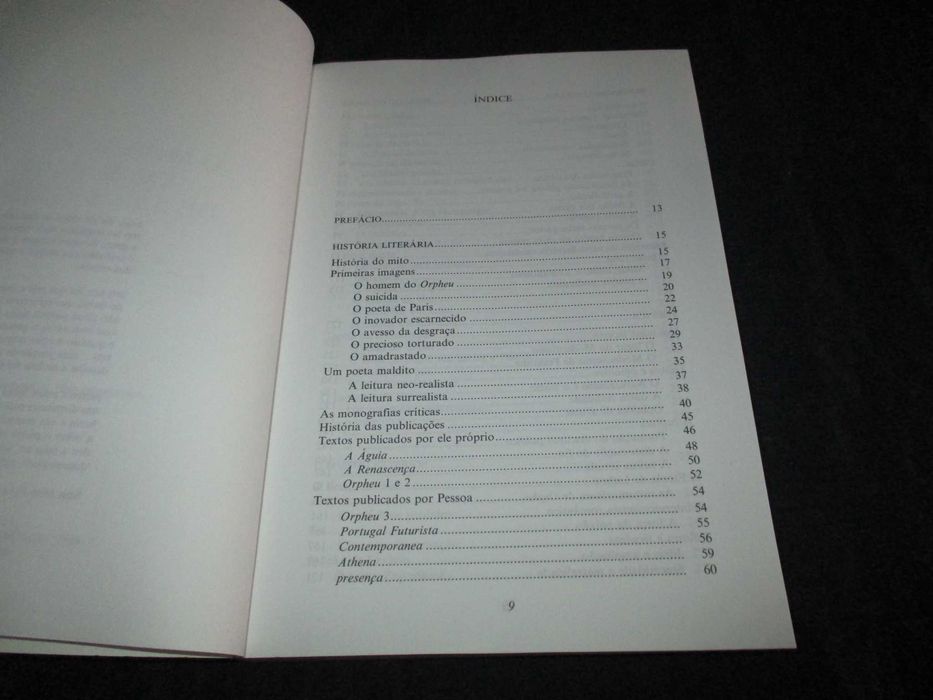 Livro O Modernismo em Mário de Sá-Carneiro Fernando Cabral Martins