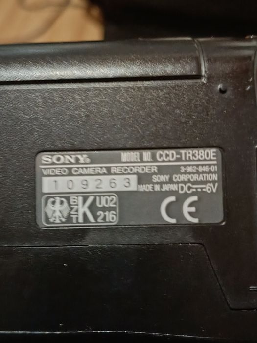Máquina filmar Sony CCD-TR380E