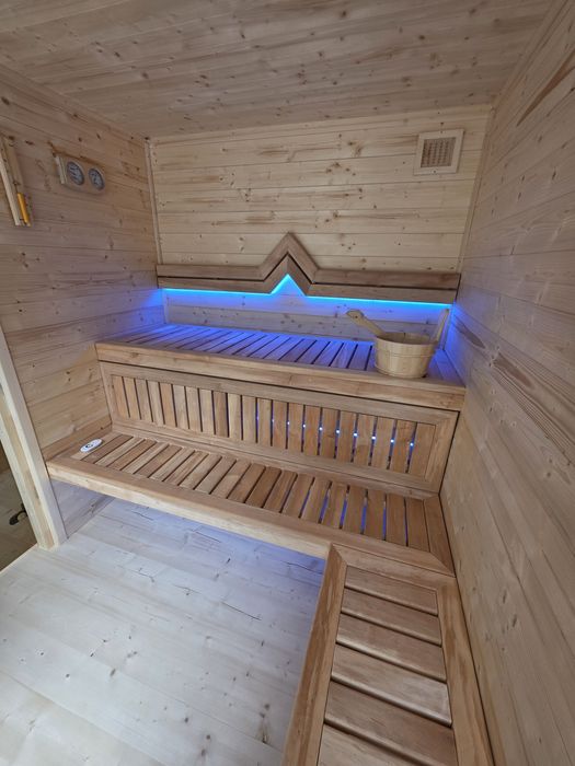 Strefa spa Sauna Balia ogrodowa