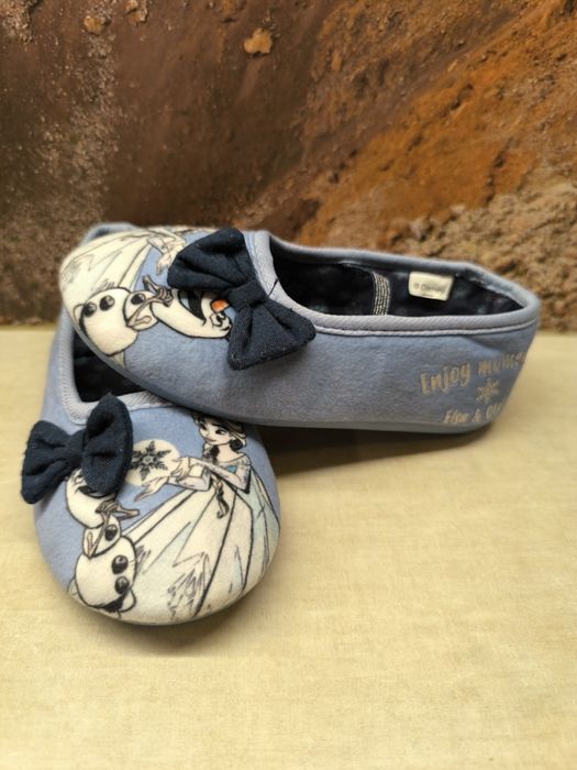 Disney Frozen Elza kapcie wsuwane rozm.30 wkładka 18cm