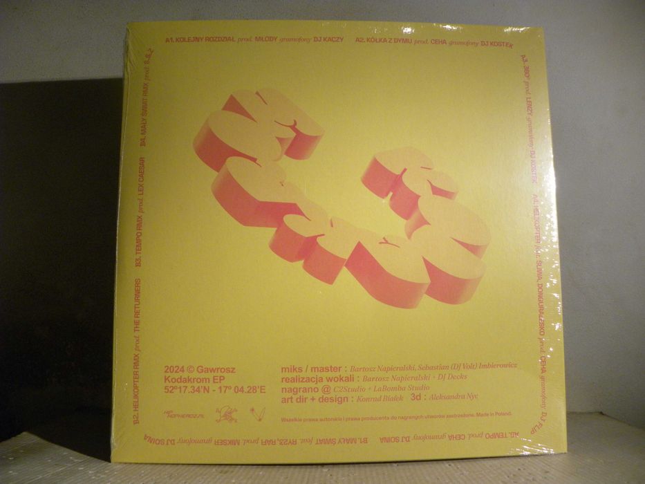 LP płyta winylowa nowa w folii SHELLERINI X SZPAAQ – KODAKROM