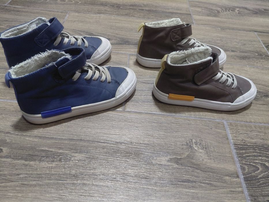 Демисезонные хайтопы h&m 31 размер 19,5 см и 32 размер 20 см.