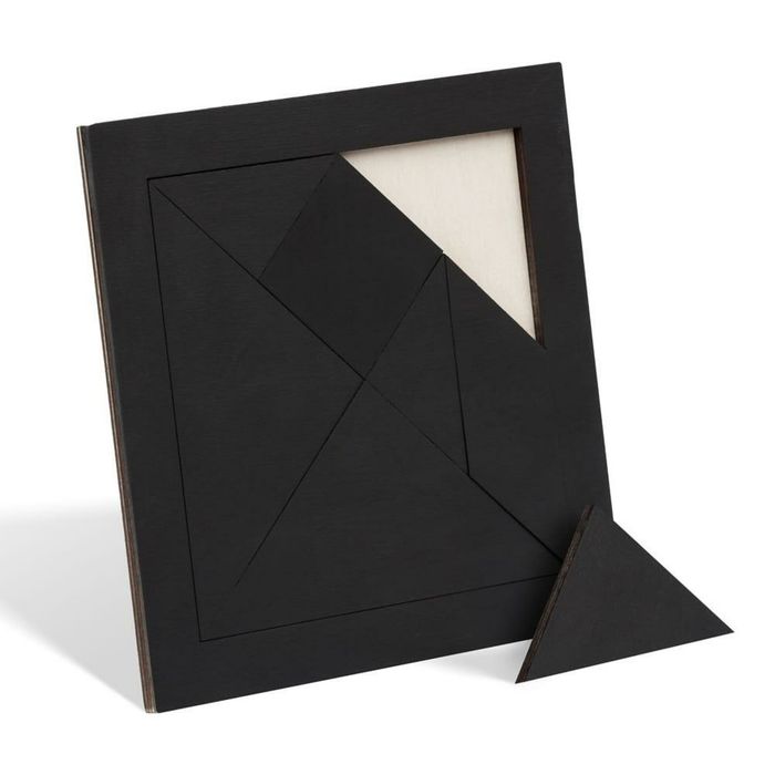 Drewniana łamigłówka Tangram ,190x190 mm