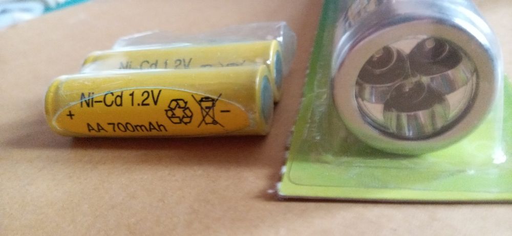 Фонарь из металла, 90-х годов, переделан на диоды + АБ