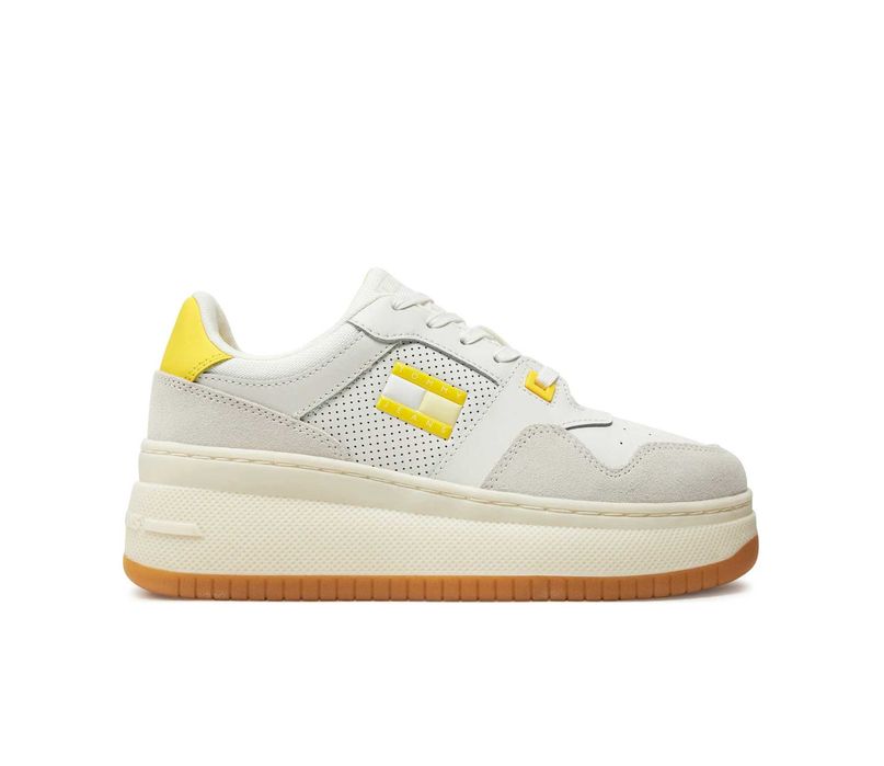 NOWE Sneakersy Tommy Jeans TJW Retro Basket Flatform Mix–rozmiar (40]