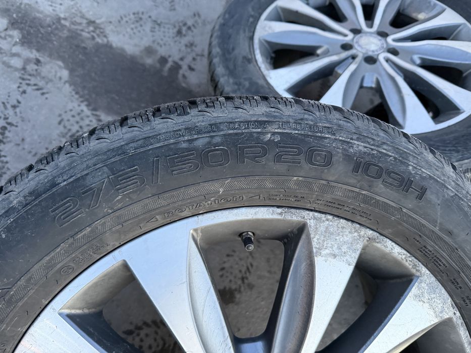 Диски R20 Mercedes + 275/50/20 Nokian зимова