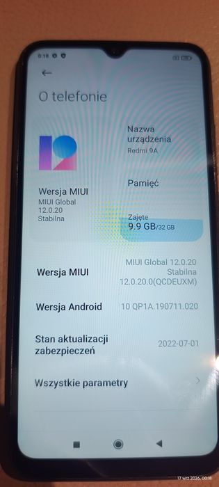 Redmi 9A. Działa