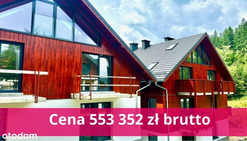 Widok na Szrenicę i Wysoki Kamień. Cena zaw. 23% vat.