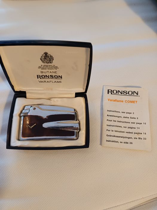 Isqueiro Vintage Ronson Comet com garantia de autenticidade