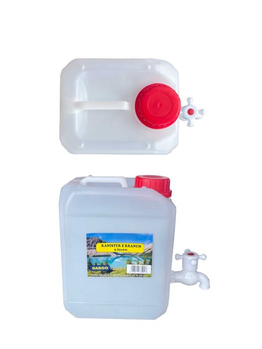 Kanister z kranem 5L, baniak plenerowy, pojemnik na wodę