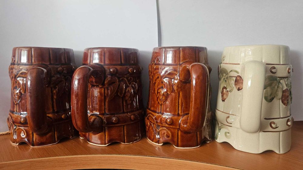 Kufle ceramiczne 4szt.