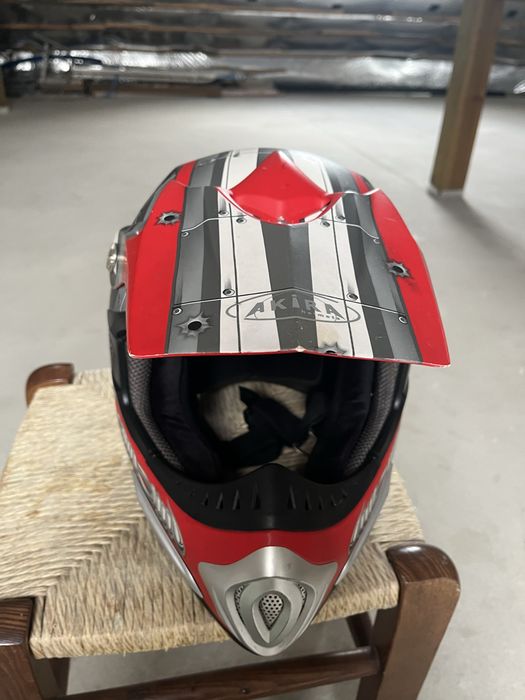 Kask motocyklowy cross