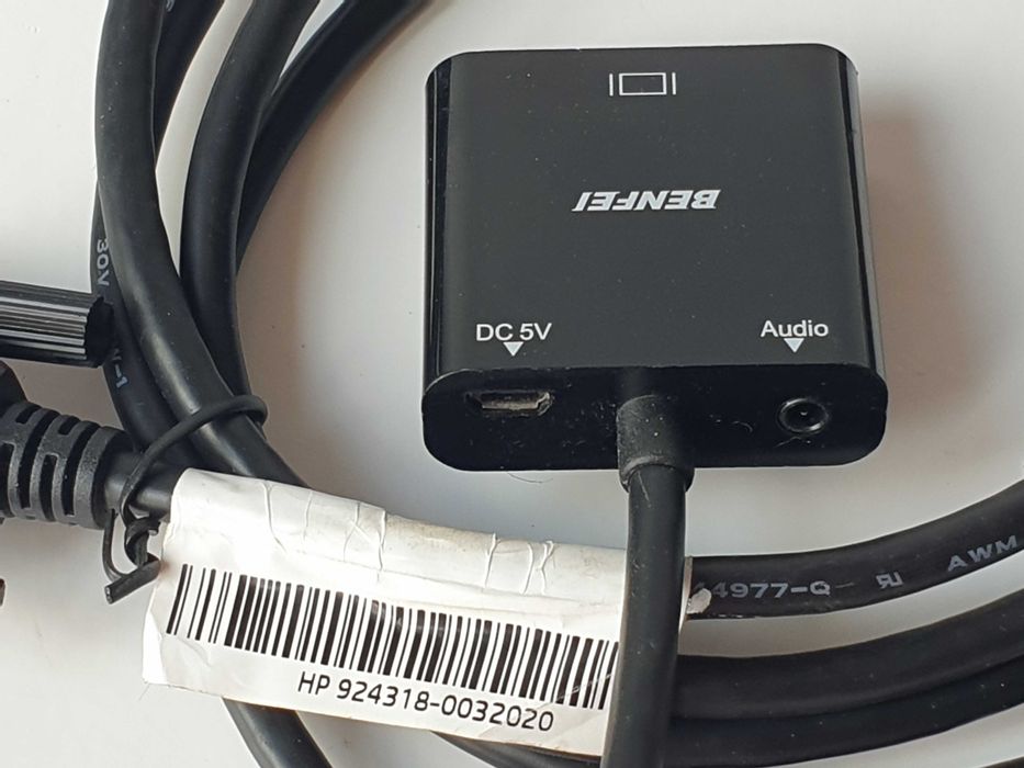 кабель  HDMI to VGA  звук 3.5mm  USB Power + HP VGA