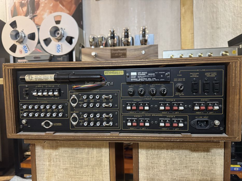 Sansui QR 6500 potężny Monster Amplituner -  kwadro.