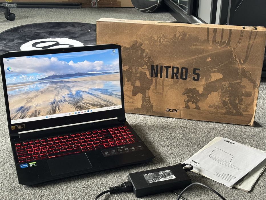 Laptop Gamingowy Acer Nitro 5 RTX 3050 Ti/i5 11th/16ram/SSD