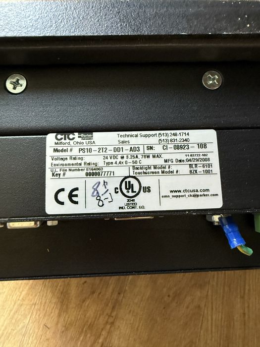 ПК інтерфейс CTC parker