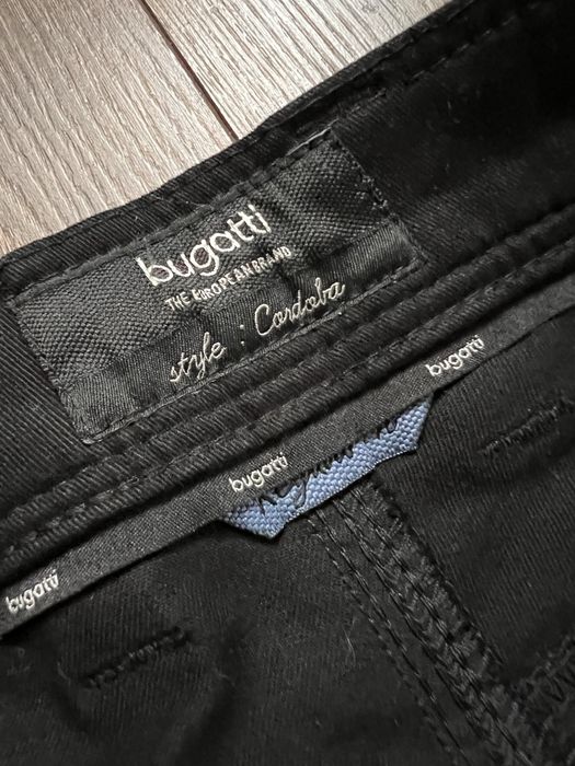 Bugatti spodnie męskie W34 L32 czarny kolor