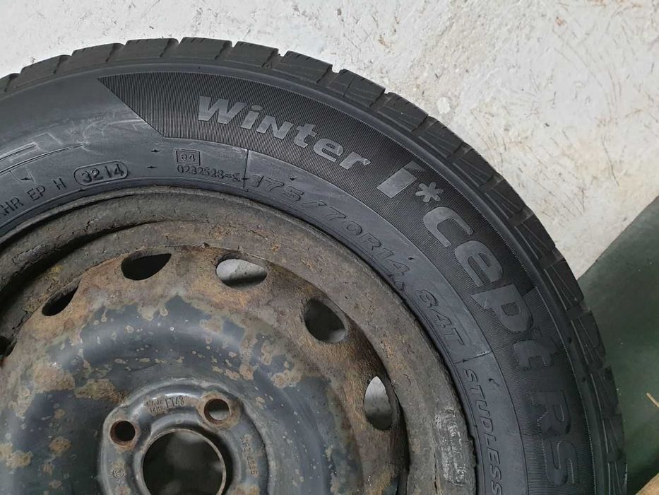 Felga Koło Zapas Daewoo Opel R14 4x100 ET 43 opona 175/70R14