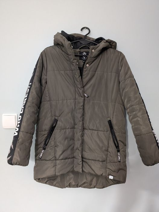 Kurtka zimowa ciepła parka dla dziewczynki 146 Reporter Young