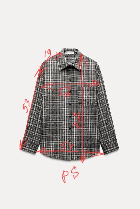 Нова картата сорочка Zara zw collection. Клітина-хіт сезону!