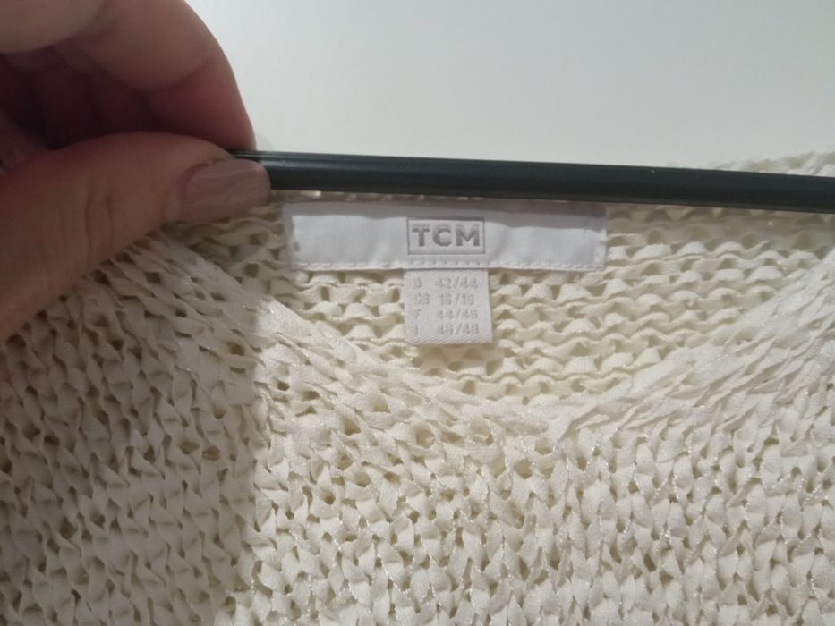 Bluzka sweterek biała