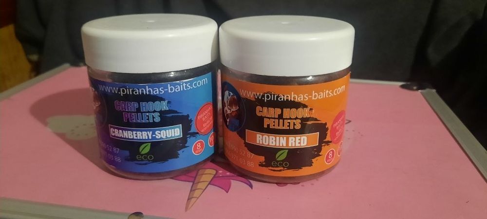 Насадки  Piranhas baits (поп-ап,вафтерс,пелетс)