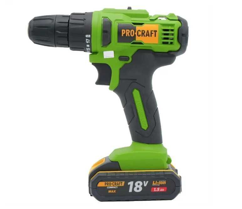 Шурупокрут акум. PROCRAFT compact PA18С Шуруповерт электрошуруповерт