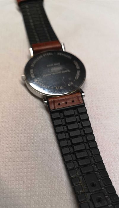 Relógio de homem Georg Jensen, mod. 418, Koppel Slim