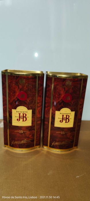 Estojo de Whisky  JB 15 anos em alumínio