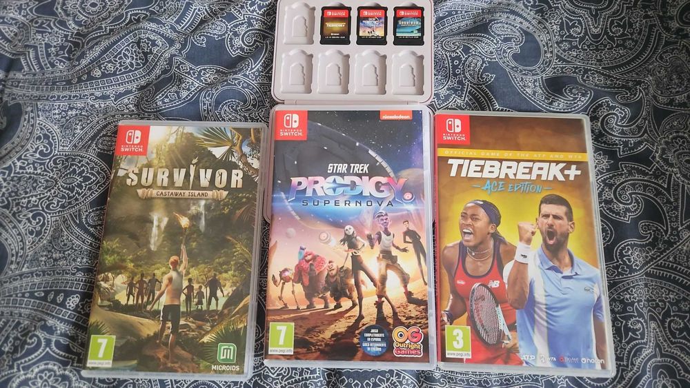 Jogos Nintendo Switch (Tiebreak, Star Trek, Survivor) - Com Caixa