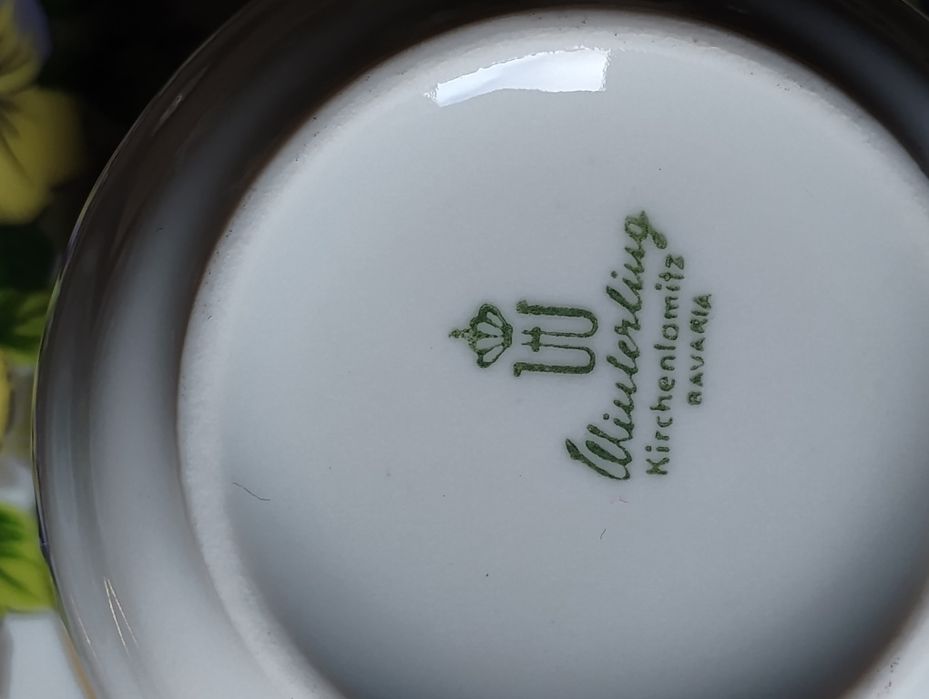 Filiżanka Trio bratki