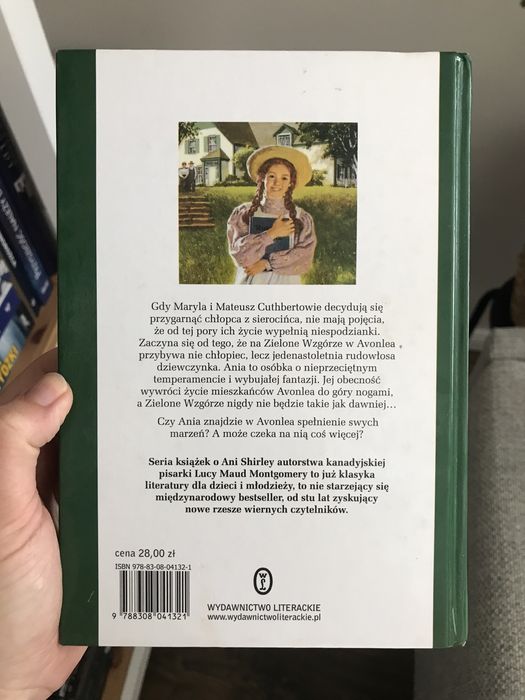 Ania z zielonego wzgórza Lucy Maud Montgomery wyd Literackie