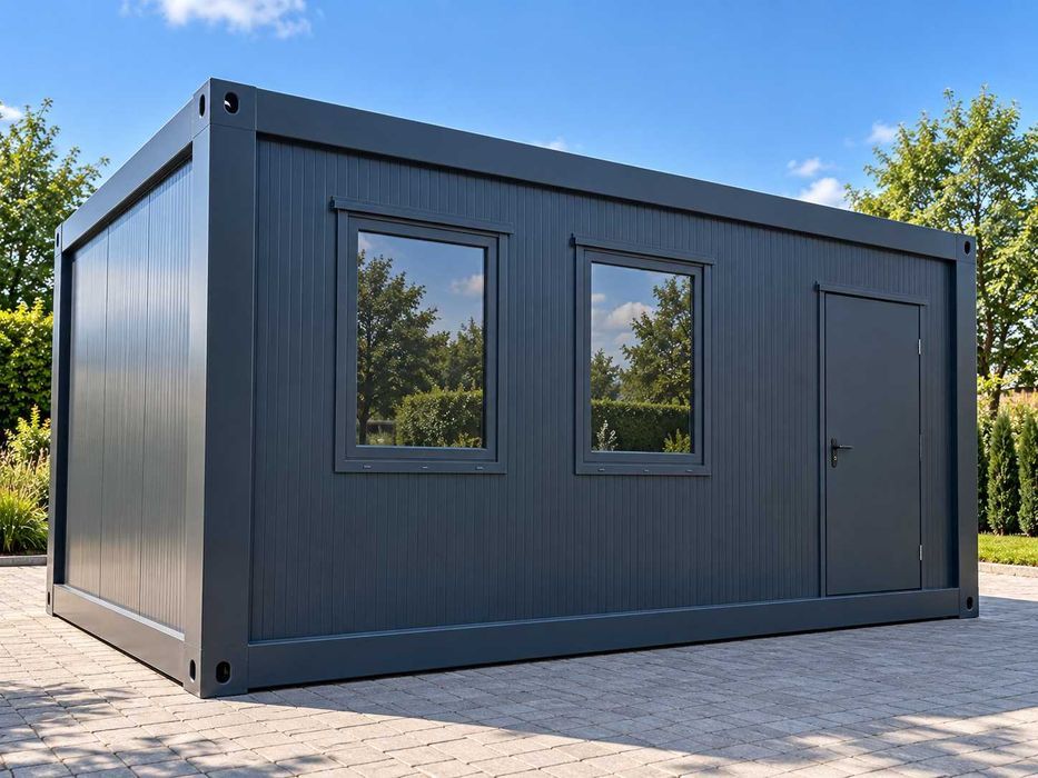 KONTENER 6x3m PIR 100 mm | Kontener usługowy | Pawilon handlowy | Socjalny | Szatniowy |Mieszkalny