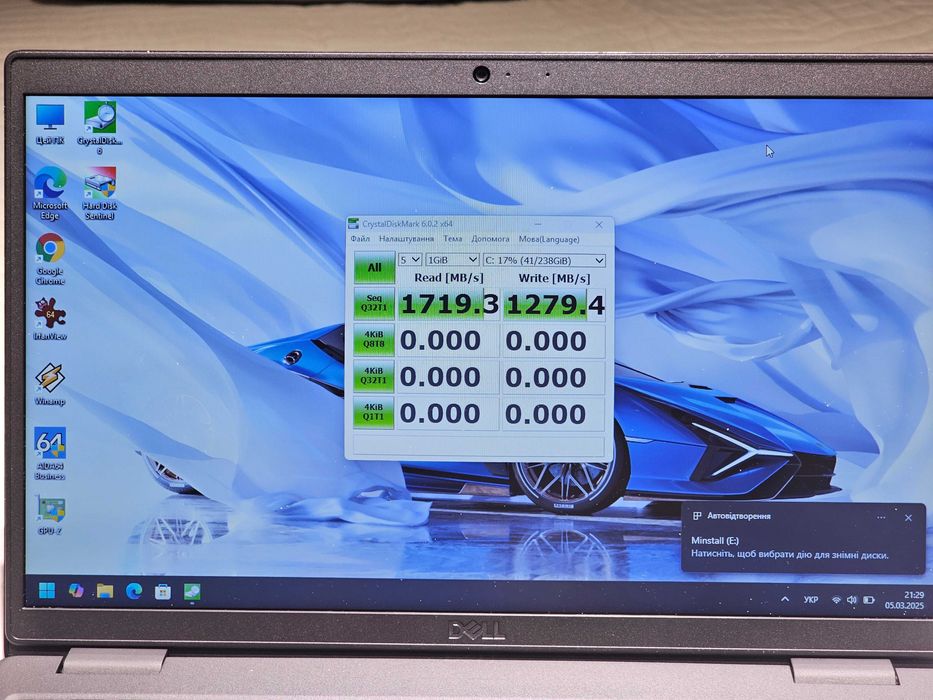 Ноутбук Dell Latitude 3520/15.6/Intel Core i5-1135g7/12gb ddr4/ssd 256