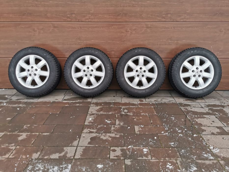Komplet Kół Felgi Oryginalne Honda CR-V III Opony Zimowe 225/65 R17