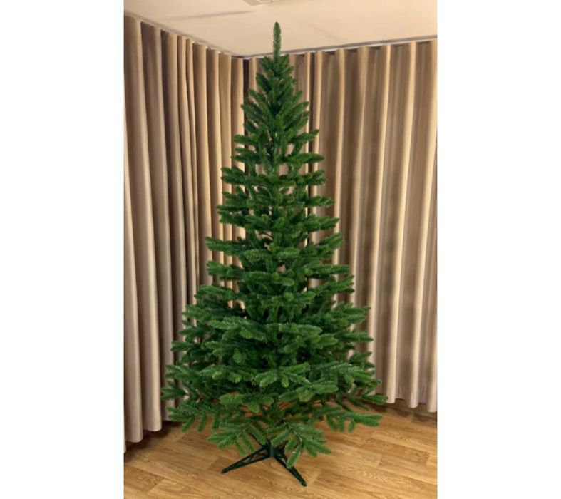 NOWA choinka sztuczna jodła 250/220/200/180 cm ozdoba na stojaku PE