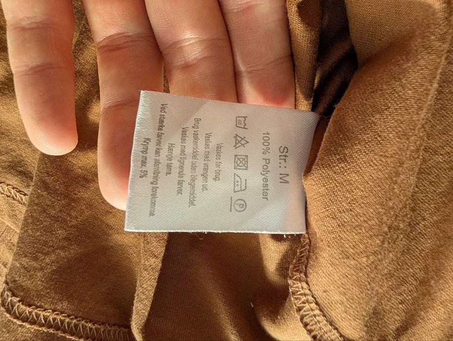 Zwiewna sukienka / tunika VRS Woman – brązowa, rozmiar M