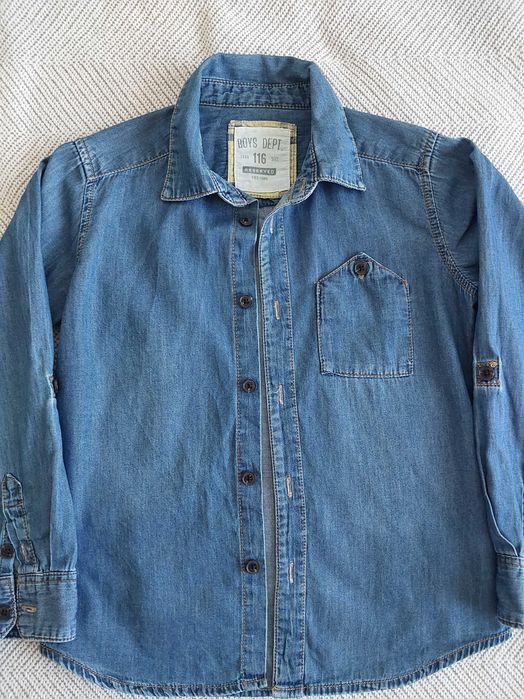 Koszula chłopięca jeans Reserved rozm. 116