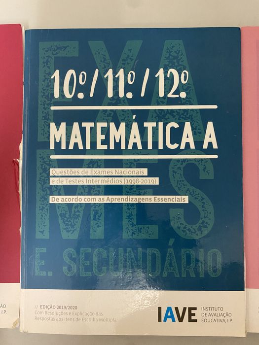 Livros de apoio escolar 10°,11° e 12° ano