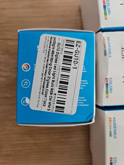 5x żarówka smart GU10 Zigbee RGB+CCT 2700-6500K nowa