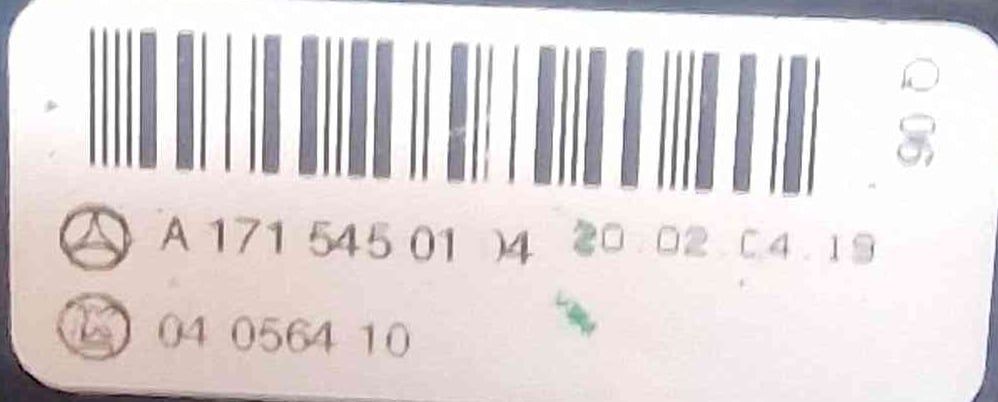 Manípulo de Luzes A1715450104 - MERCEDES-BENZ SLK