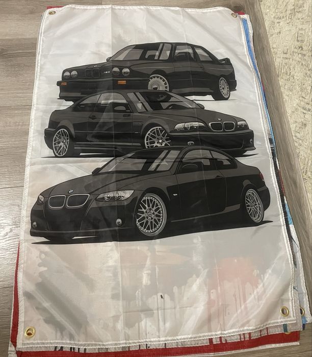 банер плакат постер авто бмв jdm