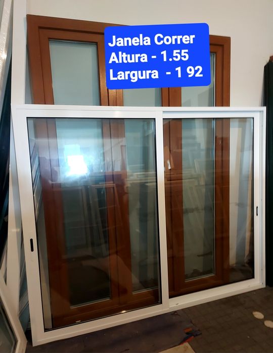 Janela aluminio vidro Duplo