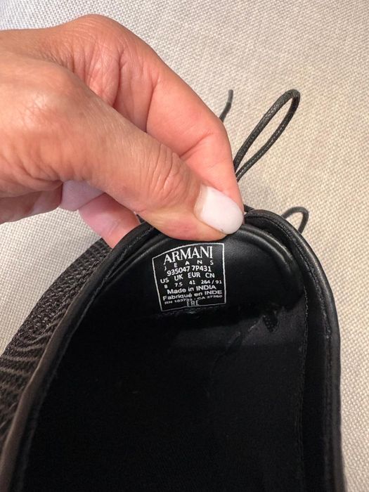Armani Jeans чоловічі туфлі / дербі, оригінал, шкіра, розмір 41