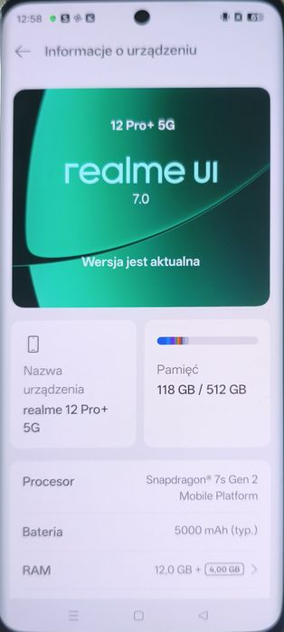 Realme 12 Pro+ 5G 12/512 GB Navigator Beige (beżowy)