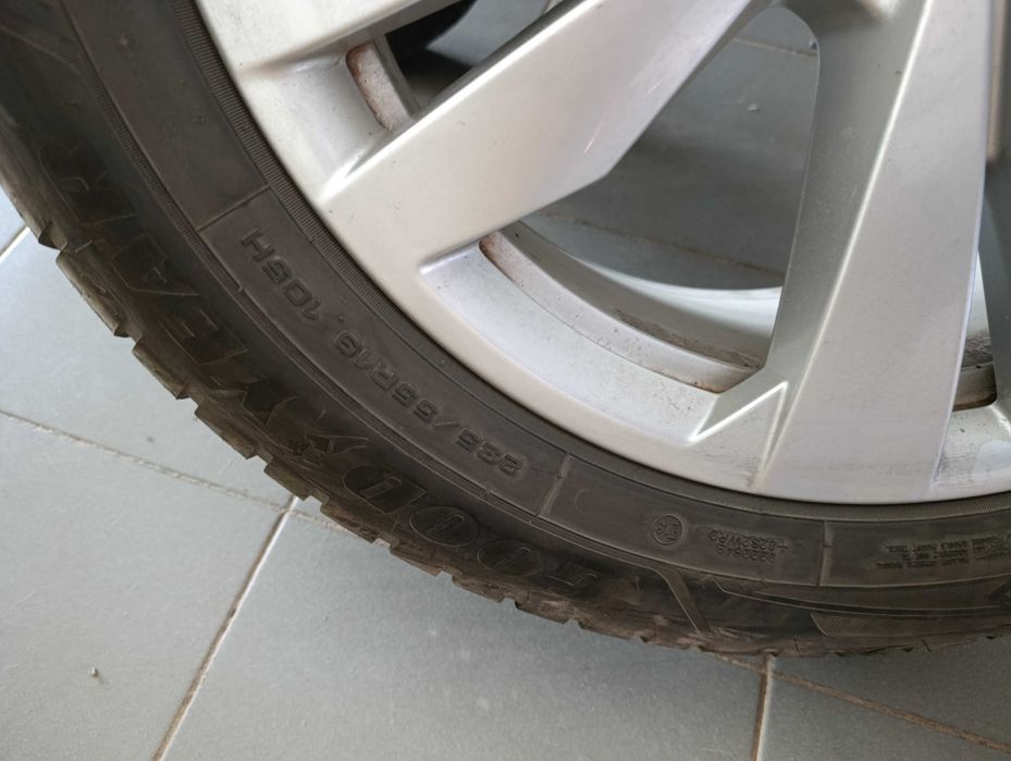 jantes 19 usadas com pneus (volkswagen)