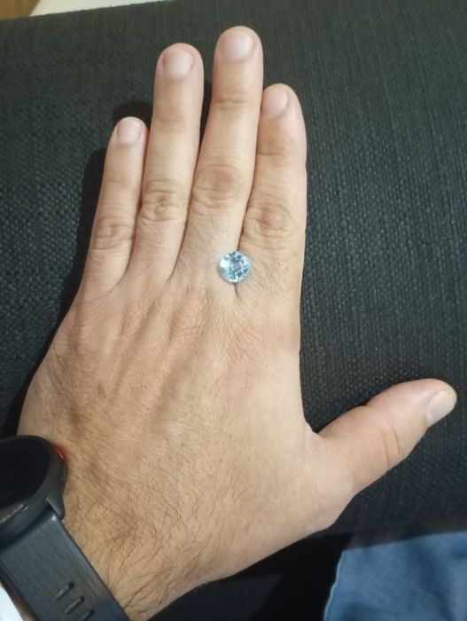 Topázio Azul Natural 6,55ct - Lapidação Fantasia (Brilho de Luxo)